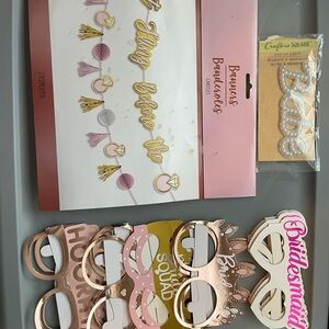Pink and Gold Bachelorette Party Supplies